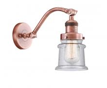 Innovations Lighting 515-1W-AC-G184S-LED - Canton - 1 Light - 7 inch - Antique Copper - Sconce