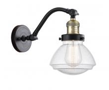 Innovations Lighting 515-1W-BAB-G324-LED - Olean - 1 Light - 7 inch - Black Antique Brass - Sconce