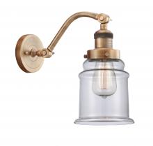 Innovations Lighting 515-1W-BB-G182-LED - Canton - 1 Light - 6 inch - Brushed Brass - Sconce