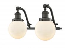 Innovations Lighting 515-2W-OB-G201-6-LED - Beacon - 2 Light - 16 inch - Oil Rubbed Bronze - Bath Vanity Light