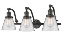 Innovations Lighting 515-3W-OB-G62 - Cone - 3 Light - 28 inch - Oil Rubbed Bronze - Bath Vanity Light