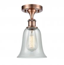 Innovations Lighting 516-1C-AC-G2812 - Hanover - 1 Light - 6 inch - Antique Copper - Semi-Flush Mount