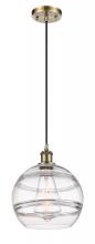 Innovations Lighting 516-1P-AB-G556-10CL - Rochester - 1 Light - 10 inch - Antique Brass - Cord hung - Mini Pendant