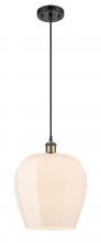 Innovations Lighting 516-1P-BAB-G461-12 - Norfolk - 1 Light - 12 inch - Black Antique Brass - Cord hung - Mini Pendant