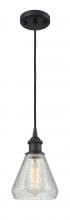 Innovations Lighting 516-1P-BK-G275-LED - Conesus - 1 Light - 6 inch - Matte Black - Cord hung - Mini Pendant