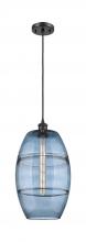 Innovations Lighting 516-1P-BK-G557-10BL - Vaz - 1 Light - 10 inch - Matte Black - Cord hung - Mini Pendant