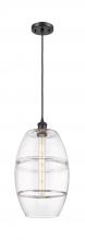 Innovations Lighting 516-1P-BK-G557-10CL - Vaz - 1 Light - 10 inch - Matte Black - Cord hung - Mini Pendant