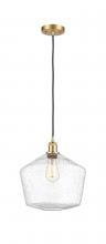 Innovations Lighting 516-1P-SG-G654-12-LED - Cindyrella - 1 Light - 12 inch - Satin Gold - Cord hung - Mini Pendant