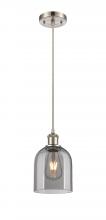 Innovations Lighting 516-1P-SN-G558-6SM - Bella - 1 Light - 6 inch - Brushed Satin Nickel - Cord hung - Mini Pendant