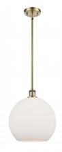 Innovations Lighting 516-1S-AB-G121-12-LED - Athens - 1 Light - 12 inch - Antique Brass - Mini Pendant