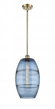 Innovations Lighting 516-1S-AB-G557-10BL - Vaz - 1 Light - 10 inch - Antique Brass - Mini Pendant