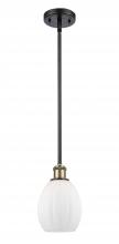 Innovations Lighting 516-1S-BAB-G81 - Eaton - 1 Light - 6 inch - Black Antique Brass - Mini Pendant