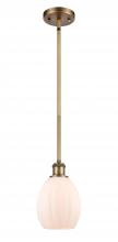 Innovations Lighting 516-1S-BB-G81 - Eaton - 1 Light - 6 inch - Brushed Brass - Mini Pendant