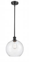 Innovations Lighting 516-1S-BK-G124-10-LED - Athens - 1 Light - 10 inch - Matte Black - Mini Pendant