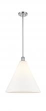 Innovations Lighting 516-1S-PC-GBC-161-LED - Berkshire - 1 Light - 16 inch - Polished Chrome - Pendant