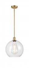 Innovations Lighting 516-1S-SG-G122-12 - Athens - 1 Light - 12 inch - Satin Gold - Mini Pendant