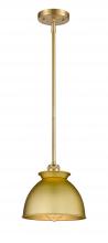 Innovations Lighting 516-1S-SG-M14-SG - Adirondack - 1 Light - 8 inch - Satin Gold - Mini Pendant