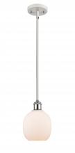 Innovations Lighting 516-1S-WPC-G101-LED - Belfast - 1 Light - 6 inch - White Polished Chrome - Mini Pendant