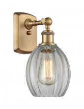 Innovations Lighting 516-1W-BB-G82-LED - Eaton - 1 Light - 6 inch - Brushed Brass - Sconce