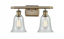 Innovations Lighting 516-2W-AB-G2812 - Hanover - 2 Light - 16 inch - Antique Brass - Bath Vanity Light