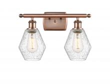 Innovations Lighting 516-2W-AC-G654-6-LED - Cindyrella - 2 Light - 16 inch - Antique Copper - Bath Vanity Light