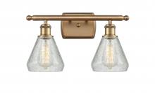 Innovations Lighting 516-2W-BB-G275-LED - Conesus - 2 Light - 16 inch - Brushed Brass - Bath Vanity Light