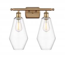 Innovations Lighting 516-2W-BB-G652-7 - Cindyrella - 2 Light - 17 inch - Brushed Brass - Bath Vanity Light