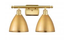 Innovations Lighting 516-2W-SG-MBD-75-SG - Bristol - 2 Light - 18 inch - Satin Gold - Bath Vanity Light