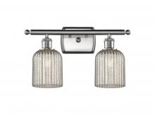 Innovations Lighting 516-2W-SN-G559-5ME - Bridal Veil - 2 Light - 15 inch - Brushed Satin Nickel - Bath Vanity Light