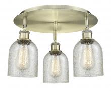 Innovations Lighting 516-3C-AB-G259 - Caledonia - 3 Light - 17 inch - Antique Brass - Flush Mount