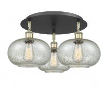 Innovations Lighting 516-3C-BAB-G249 - Gorham - 3 Light - 21 inch - Black Antique Brass - Flush Mount