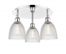 Innovations Lighting 516-3C-PC-G382 - Castile - 3 Light - 18 inch - Polished Chrome - Flush Mount