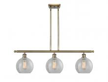 Innovations Lighting 516-3I-AB-G125 - Athens - 3 Light - 36 inch - Antique Brass - Cord hung - Island Light