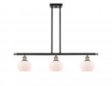 Innovations Lighting 516-3I-BAB-G91-LED - Fenton - 3 Light - 36 inch - Black Antique Brass - Cord hung - Island Light