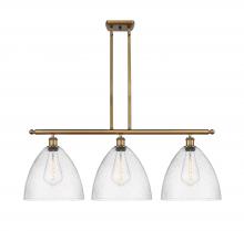 Innovations Lighting 516-3I-BB-GBD-124-LED - Bristol - 3 Light - 39 inch - Brushed Brass - Cord hung - Island Light