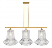 Innovations Lighting 516-3I-SG-G212 - Springwater - 3 Light - 39 inch - Satin Gold - Cord hung - Island Light