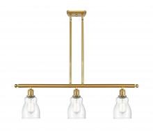 Innovations Lighting 516-3I-SG-G394-LED - Ellery - 3 Light - 36 inch - Satin Gold - Cord hung - Island Light