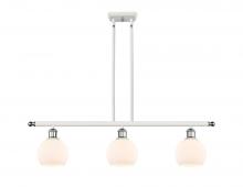 Innovations Lighting 516-3I-WPC-G121-6 - Athens - 3 Light - 36 inch - White Polished Chrome - Cord hung - Island Light