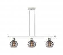 Innovations Lighting 516-3I-WPC-G556-6SM - Rochester - 3 Light - 36 inch - White Polished Chrome - Cord hung - Island Light