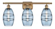 Innovations Lighting 516-3W-BB-G557-6BL - Vaz - 3 Light - 26 inch - Brushed Brass - Bath Vanity Light