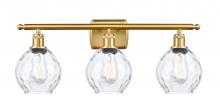 Innovations Lighting 516-3W-SG-G362 - Waverly - 3 Light - 26 inch - Satin Gold - Bath Vanity Light