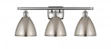 Innovations Lighting 516-3W-SN-MBD-75-SN-LED - Bristol - 3 Light - 28 inch - Brushed Satin Nickel - Bath Vanity Light