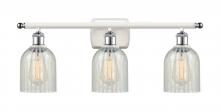 Innovations Lighting 516-3W-WPC-G2511 - Caledonia - 3 Light - 25 inch - White Polished Chrome - Bath Vanity Light