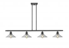  516-4I-OB-G132-LED - Orwell - 4 Light - 48 inch - Oil Rubbed Bronze - Cord hung - Island Light