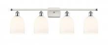 Innovations Lighting 516-4W-WPC-G558-6GWH - Bella - 4 Light - 36 inch - White Polished Chrome - Bath Vanity Light