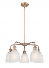 Innovations Lighting 516-5CR-AC-G441 - Brookfield - 5 Light - 24 inch - Antique Copper - Chandelier