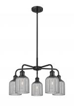 Innovations Lighting 516-5CR-BK-G559-5SM - Bridal Veil - 5 Light - 23 inch - Matte Black - Chandelier