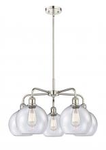 Innovations Lighting 516-5CR-PN-G124-8 - Athens - 5 Light - 26 inch - Polished Nickel - Chandelier