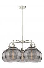 Innovations Lighting 516-5CR-PN-G556-10SM - Rochester - 5 Light - 28 inch - Polished Nickel - Chandelier