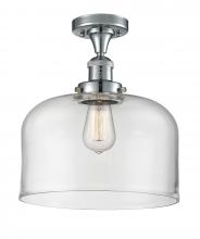 Innovations Lighting 517-1CH-PC-G72-L - Bell - 1 Light - 12 inch - Polished Chrome - Semi-Flush Mount